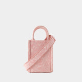Athena Mini Tote Bag - Versace - Cotton - Pink