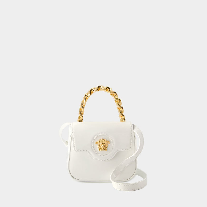 La Medusa Mini Bag - Versace - Leather - White