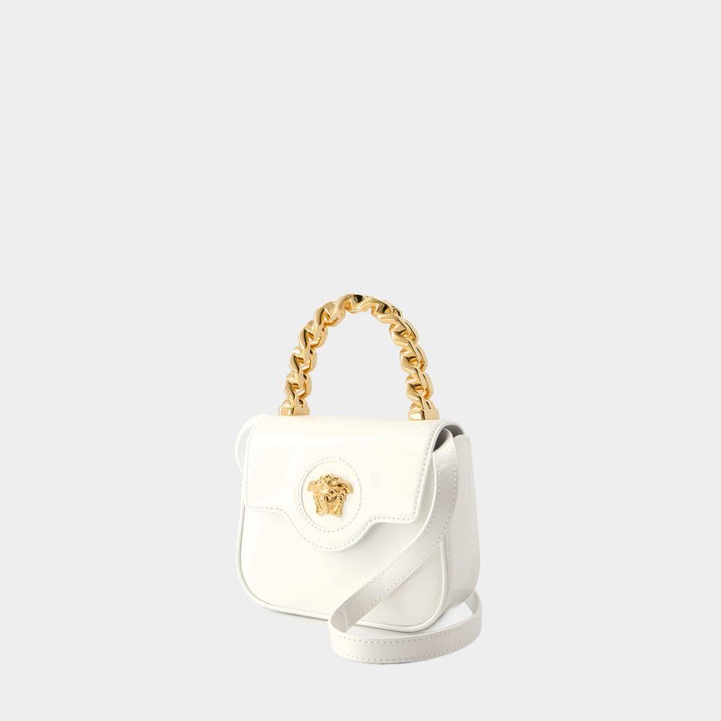 La Medusa Mini Bag - Versace - Leather - White