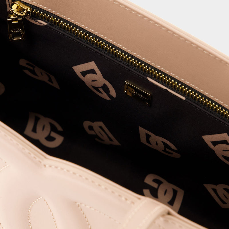 Logo Bag - Dolce&Gabbana - Leather - Cipria