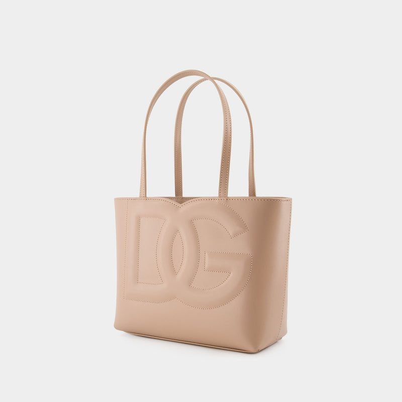Logo Bag - Dolce&Gabbana - Leather - Cipria
