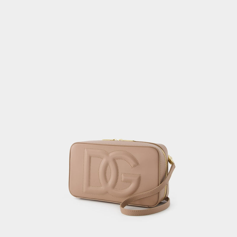 Crossbody bag - Dolce&Gabbana - Leather - Cipria