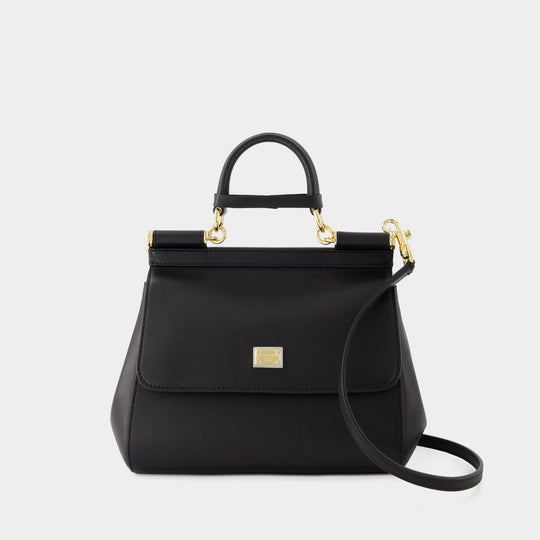 Sicily Crossbody Bag - Dolce&Gabbana - Leather - Black