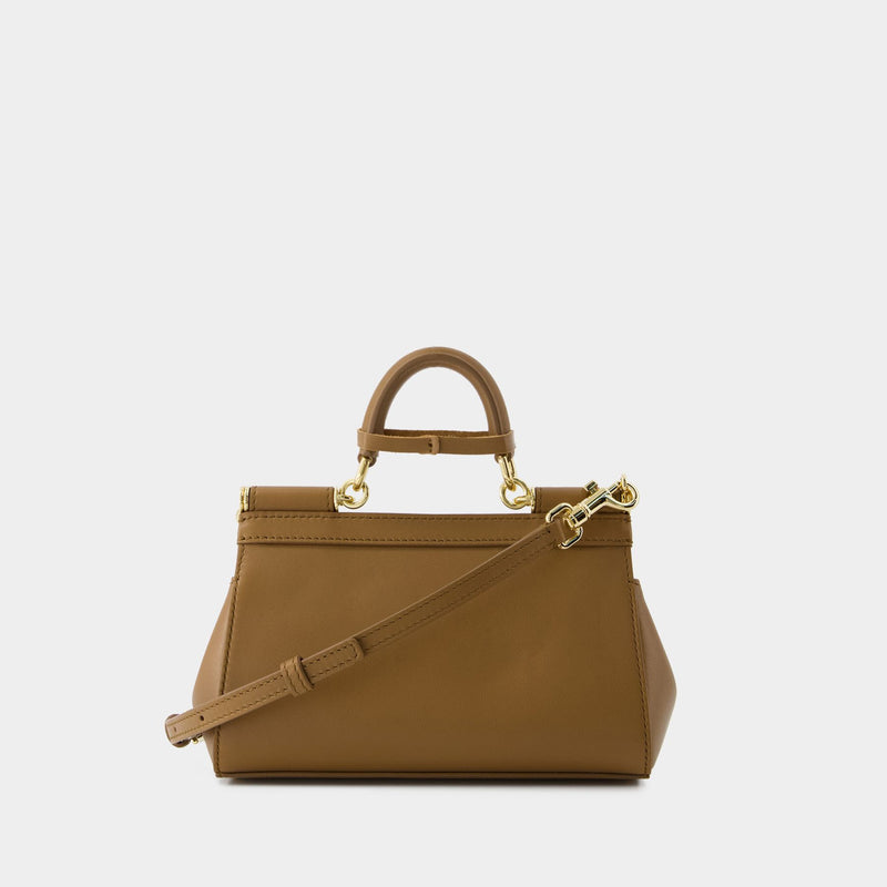 Medium Sicily Bag - Caramello