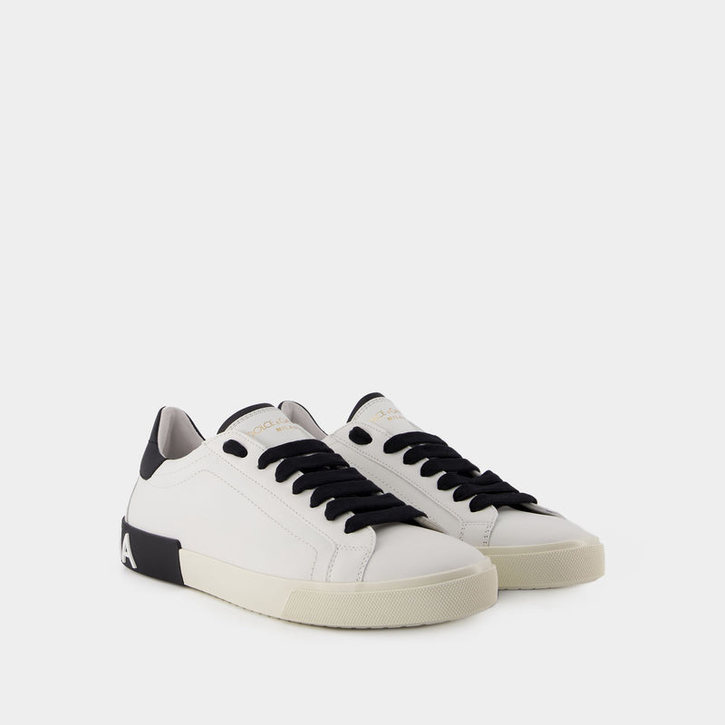 Portofino Sneakers - Dolce&Gabbana - Leather - Black/White