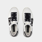 Portofino Sneakers  - Dolce&Gabbana - Leather - Black/White