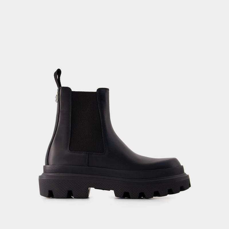 Chelsea Boots - Dolce&Gabbana - Leather - Black