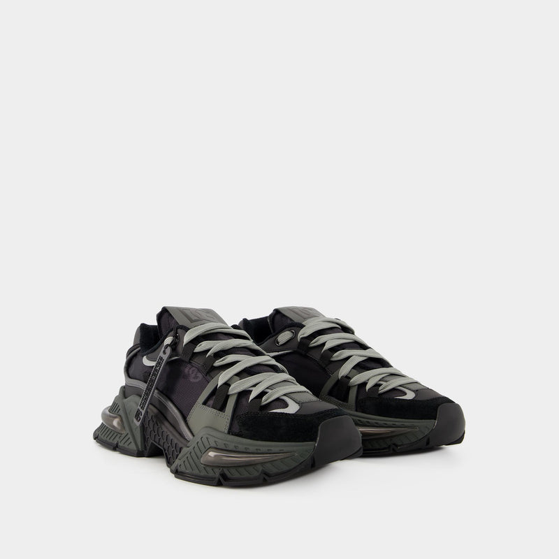 Airmaster Sneakers - Dolce&Gabbana - Leather - Black