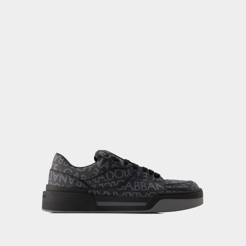New Roma Sneakers - Dolce&Gabbana - Leather - Black