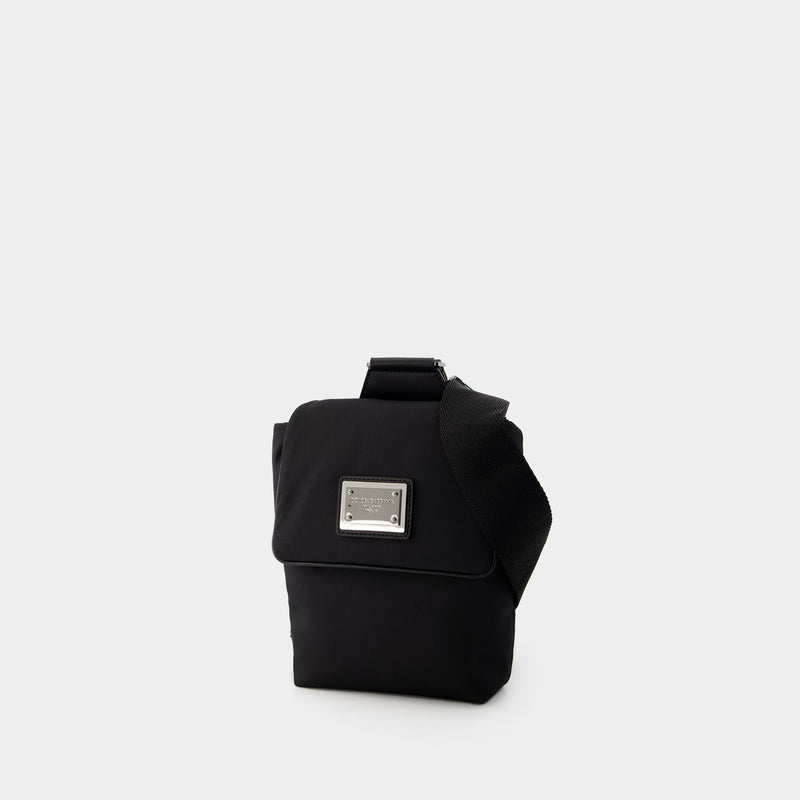 Logo Backpack - Dolce&Gabbana - Nylon - Black