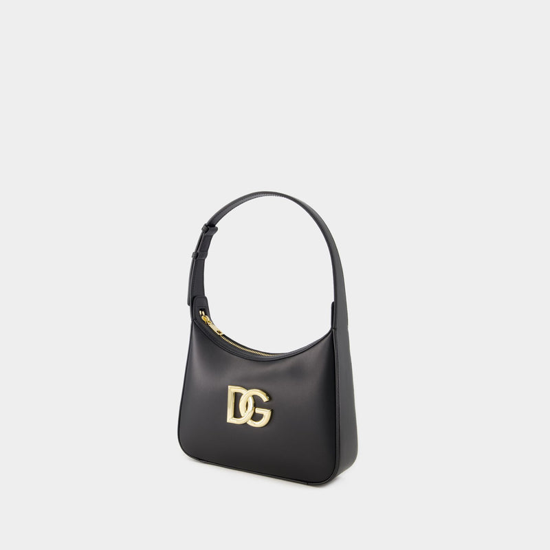 Black Sicily Shoulder Bag - Dolce&Gabbana - Leather - Black