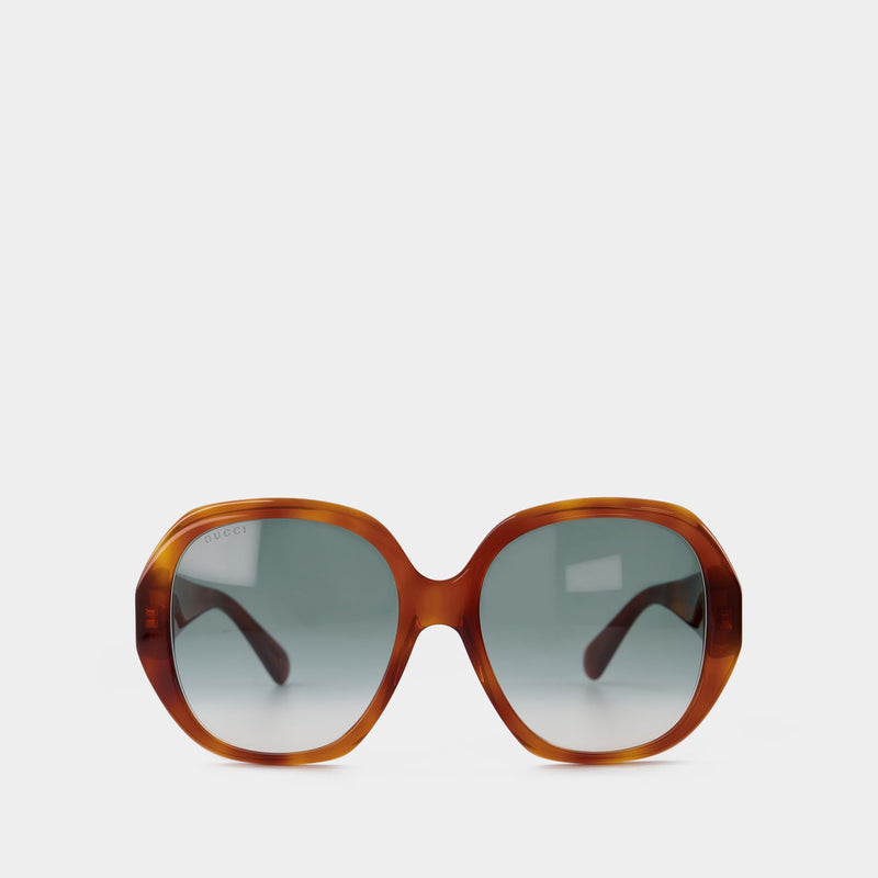Sunglasses in Brown/Grey Acetate