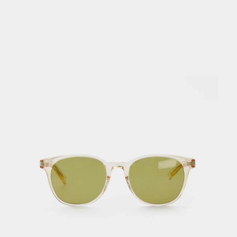 Sunglasses in Yellow/Green Acetate
