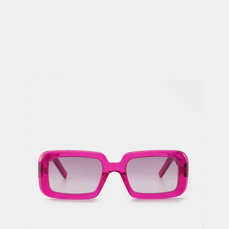 Sunglasses in Pink/Purple Acetate