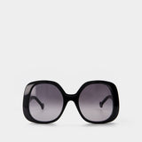 Gg1235S Sunglasses - Gucci  - Black/Grey - Injection