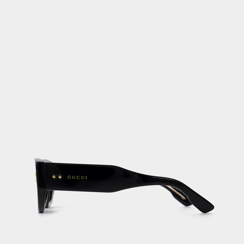 Gg1215S Sunglasses - Gucci  - Black/Grey - Acetate