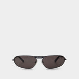 Bb0246Sa Sunglasses - Balenciaga  - Grey - Metal