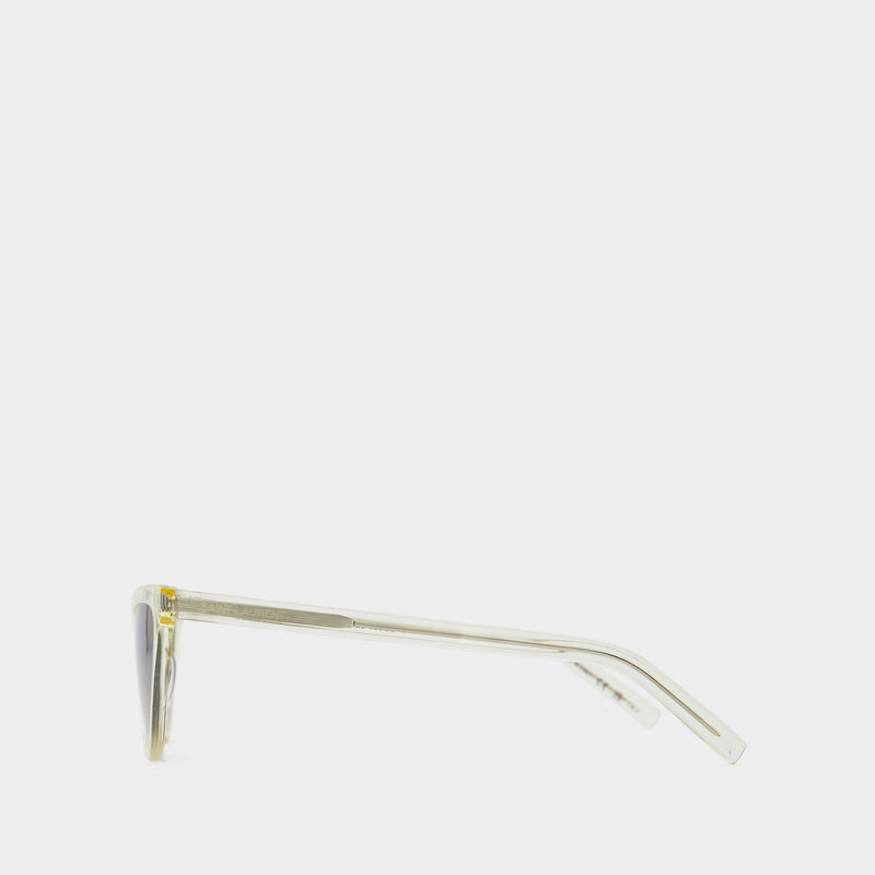 Sl 550 Slim Sunglasses - Saint Laurent  - Yellow - Acetate