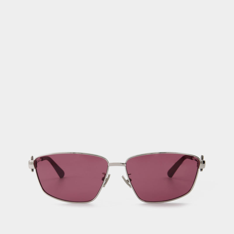 Bv1185S Sunglasses - Bottega Veneta - Silver/Purple - Metal
