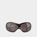 Sunglasses - Balenciaga  - Acetate - Black