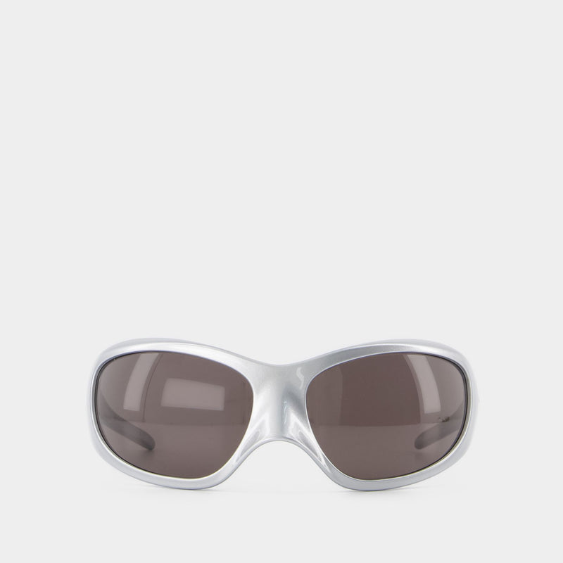 Sunglasses - Balenciaga  - Acetate - Silver