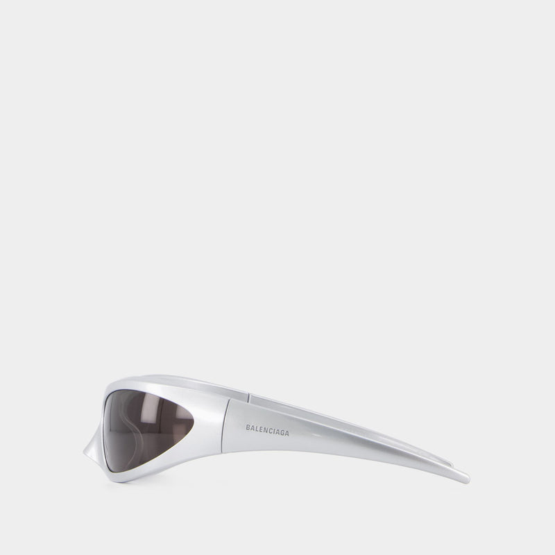 Sunglasses - Balenciaga  - Acetate - Silver