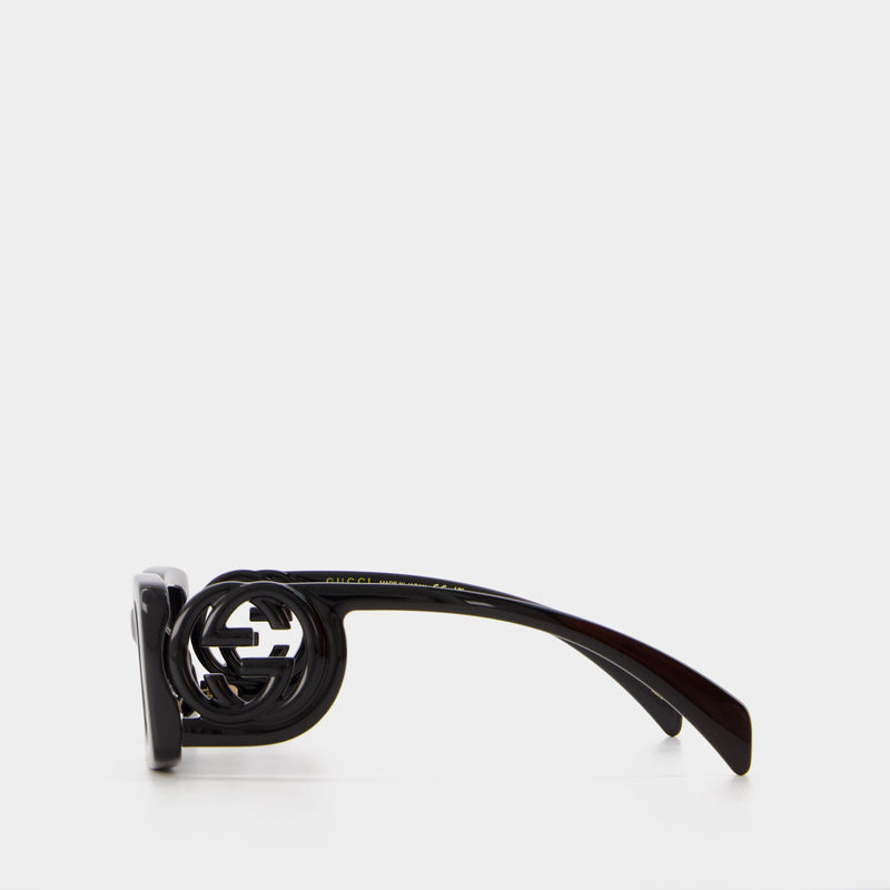 Sunglasses - Gucci  - Acetate - Black