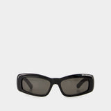 Sunglasses - Balenciaga - Acetate - Black/Grey