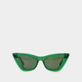 Sunglasses - Bottega Veneta - Acetate - Green