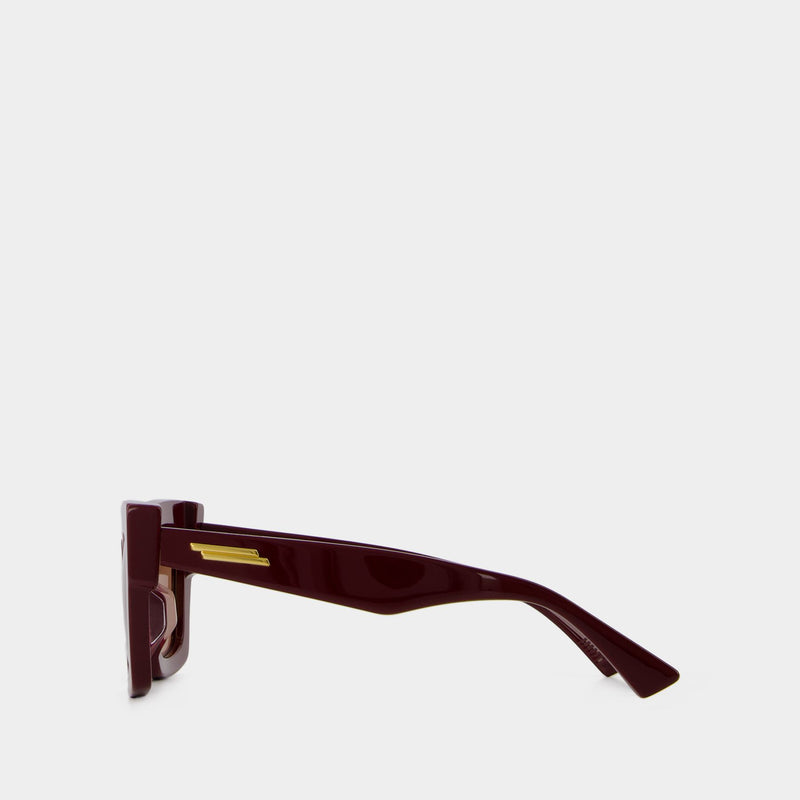 Sunglasses - Bottega Veneta - Acetate - Burgundy