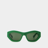 Sunglasses - Bottega Veneta - Acetate - Green