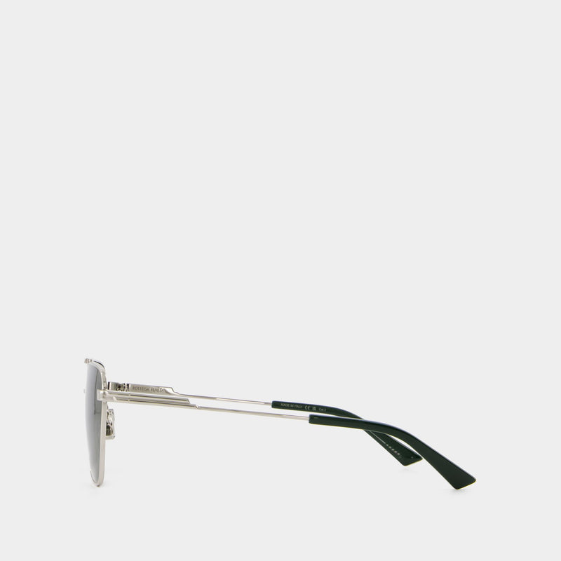 Sunglasses - Bottega Veneta - Metal - Silver tone