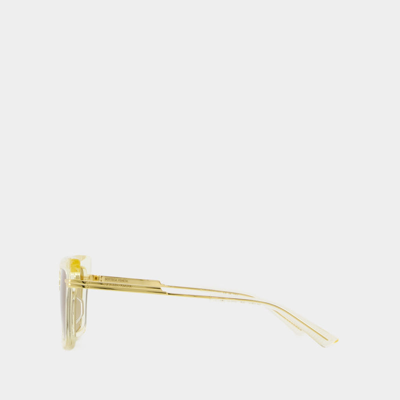 Sunglasses - Bottega Veneta - Acetate - Gold/Yellow