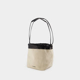 Dumpling Bag - Jil Sander - Leather - Beige