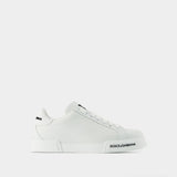 Portofino Sneakers - Dolce & Gabbana - White - Leather