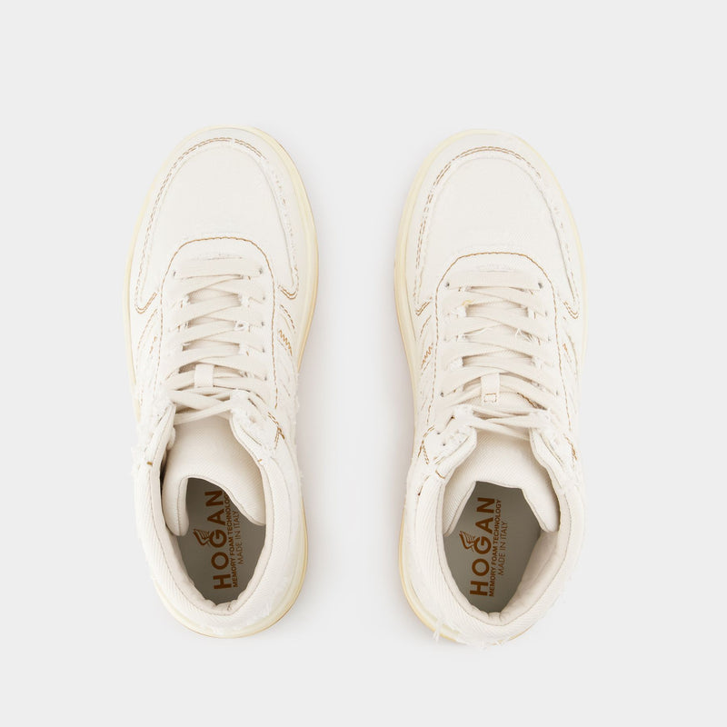 H630 Sneakers - Hogan - Cream - Denim