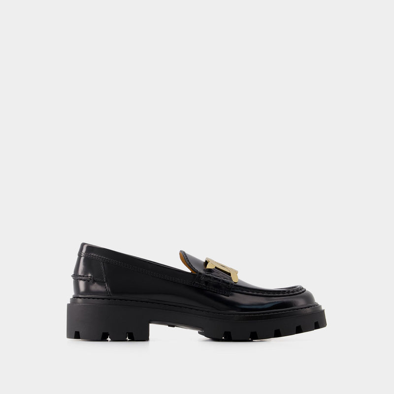 Gomma Pesante Loafers - Tod's - Leather - Black