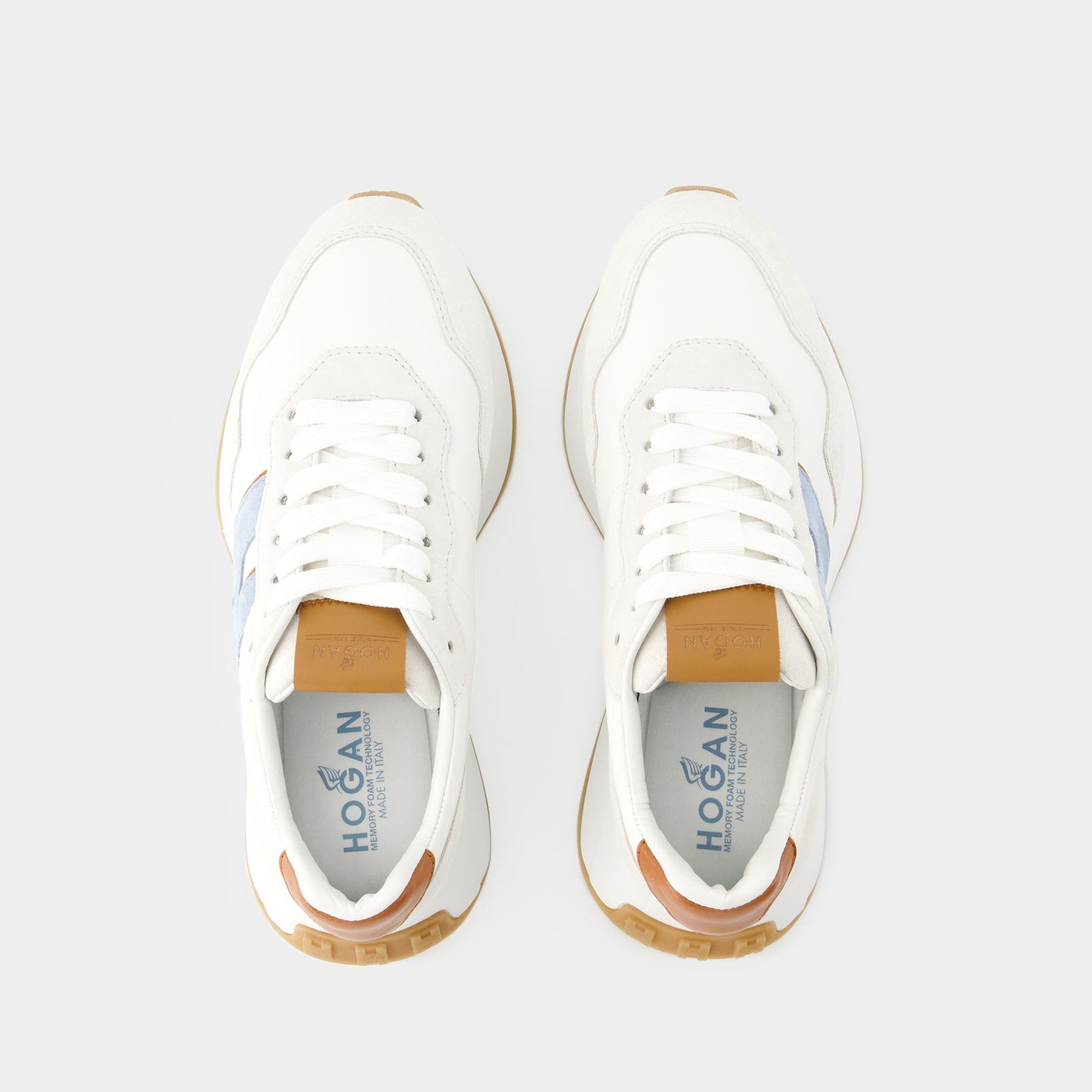 【送料&関税込】Hogan White Leather Sneakers Hogan White Leather Sneakers Hogan