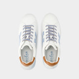 Rebel H Sneakers - Hogan - Leather - White