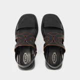 Gomma Catena Sandals - Tod's - Leather - Black