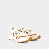 Sport Run Sneakers - Tod's - Canvas - Beige