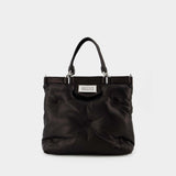 Glam Slam Small Tote Bag - Maison Margiela - Black - Leather