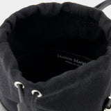 5Ac Mini Hobo Bag - Maison Margiela - Black - Leather