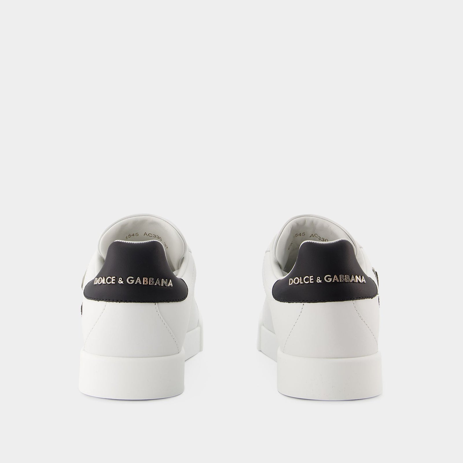 Portofino Logo-Print Sneakers - Dolce&Gabbana - Leather