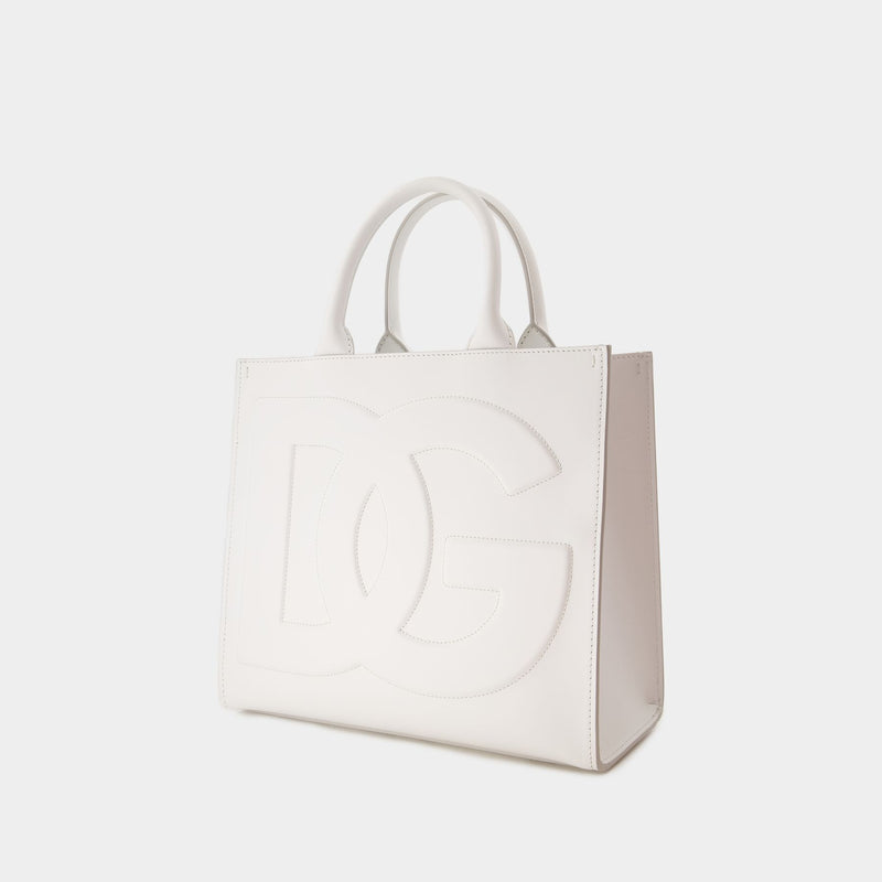 DG Daily Shopper Bag - Dolce&Gabbana - Leather - White