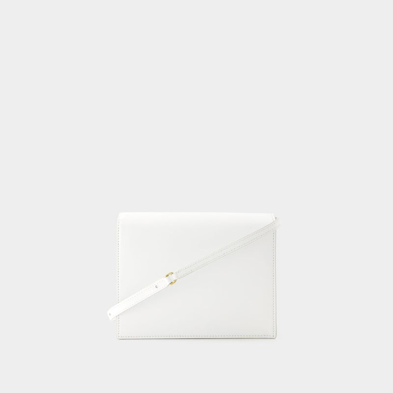 DG Logo Crossbody - Dolce&Gabbana - Leather - White