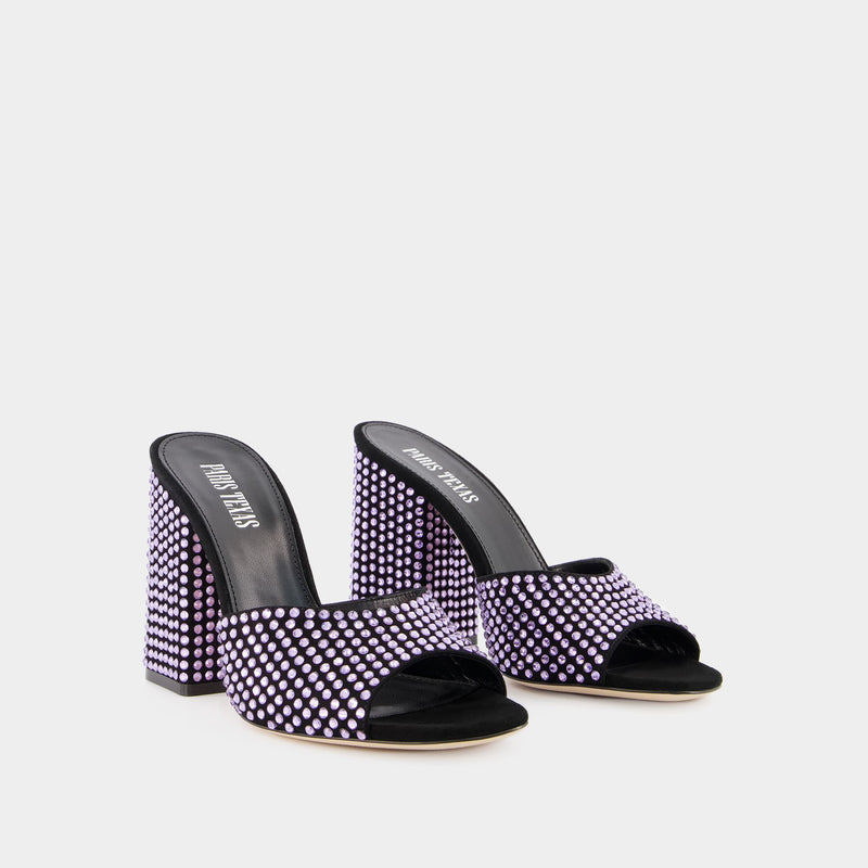 Holly Anja Sandals - Paris Texas - Purple Onyx