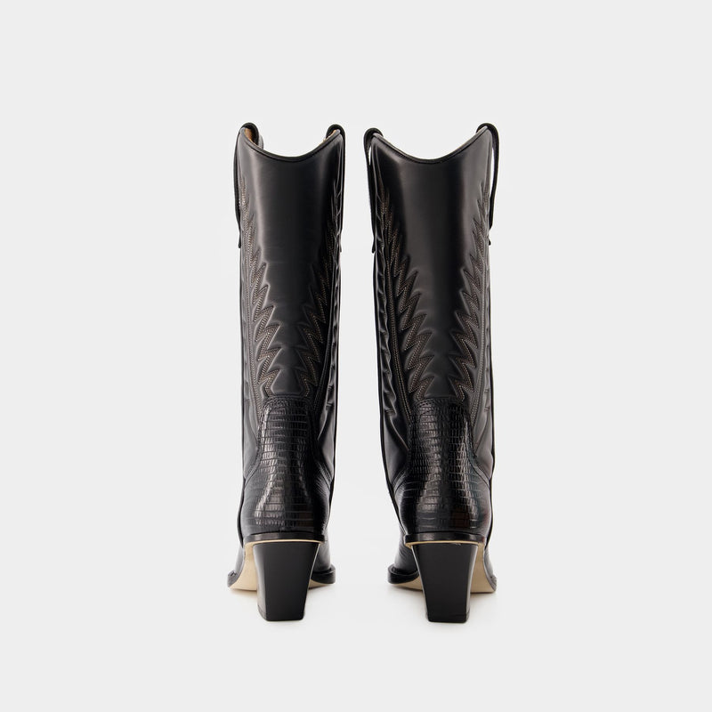 Rosario 60 Boots - Paris Texas - Leather - Black