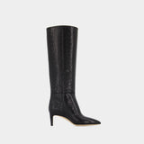 Stiletto 60 Boots - Paris Texas - Leather - Black