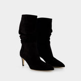 Slouchy 60 Boots - Paris Texas - Leather - Black